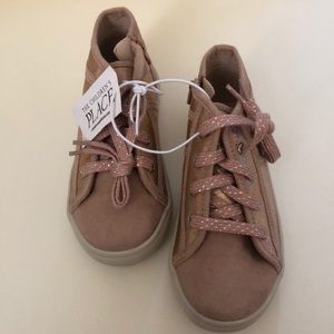 Rose gold girl sneakers